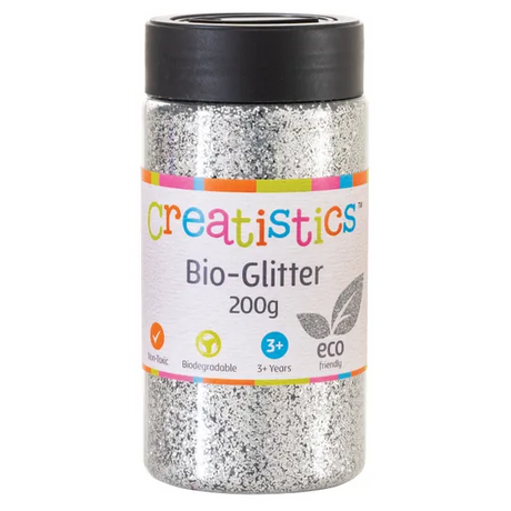 Bio-Glitter Silver - 200g - Modern Teaching Aids NZ