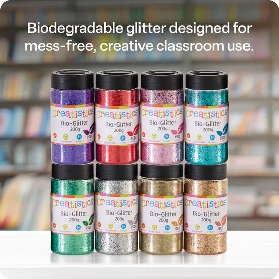 Bio-Glitter - Set of 8 - Modern Teaching Aids NZ