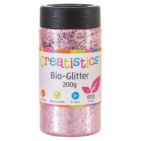Bio-Glitter Pink - 200g - Modern Teaching Aids NZ