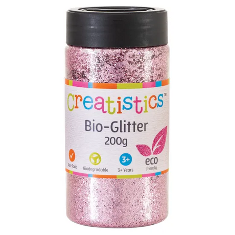 Bio-Glitter Pink - 200g - Modern Teaching Aids NZ