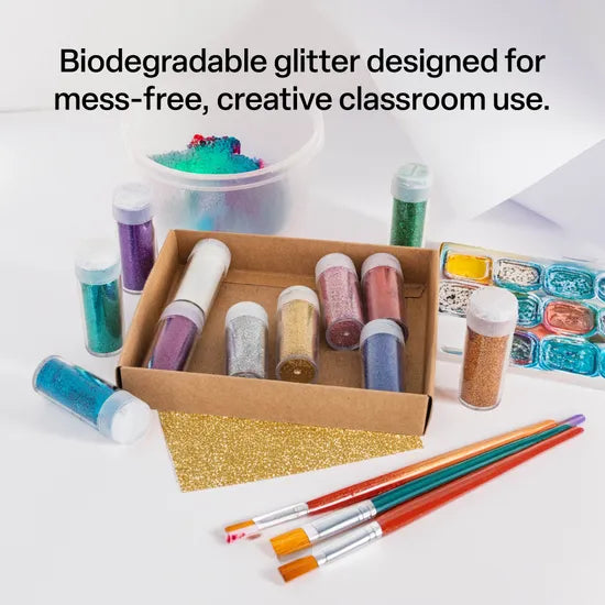 Bio-Glitter - Pack of 12 - Modern Teaching Aids NZ
