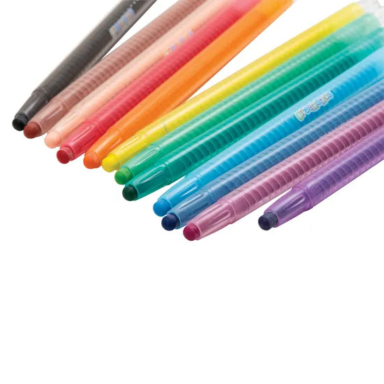 Creatistics Twist Crayons - Pack of 12 - Modern Teaching Aids NZ