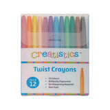 Creatistics Twist Crayons - Pack of 12 - Modern Teaching Aids NZ