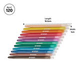 Creatistics Twist Crayons - Pack of 120 - Modern Teaching Aids NZ