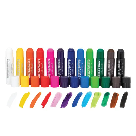 Assorted Poster Paint Sticks - Pack of 48 - Modern Teaching Aids NZ