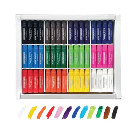 Assorted Poster Paint Sticks - Pack of 144 - Modern Teaching Aids NZ