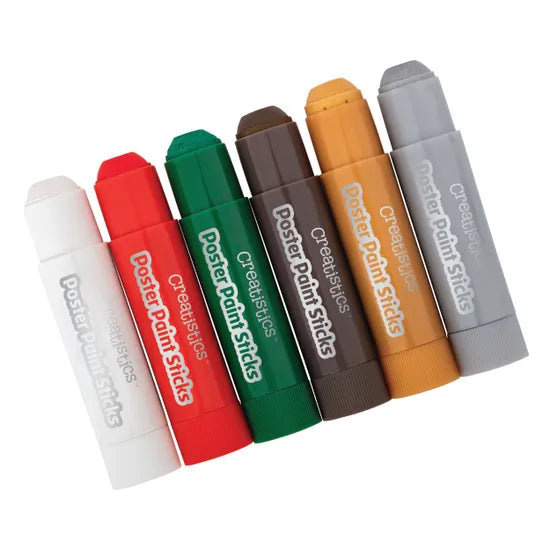 Christmas Poster Paint Sticks - Pack of 6 - Modern Teaching Aids NZ
