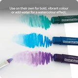 Creatistics Metallic Poster Paint Sticks- Pack of 12 - Modern Teaching Aids NZ