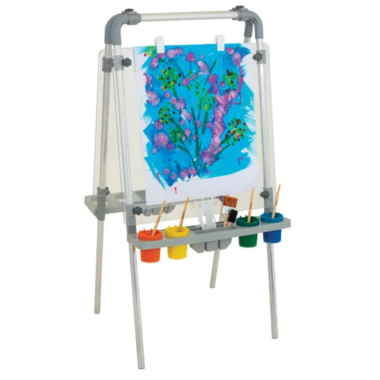 Creatistics Aluminium Easel Double - Clear - Modern Teaching Aids NZ