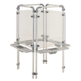 Creatistics Aluminium Easel Double - Clear - Modern Teaching Aids NZ