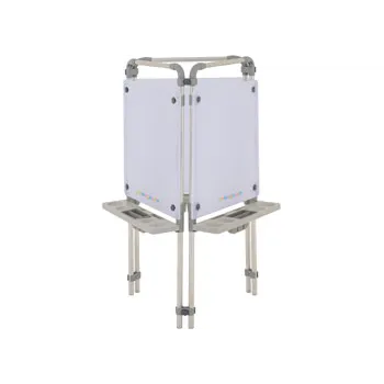 Creatistics Aluminium Easel Double - White - Modern Teaching Aids NZ