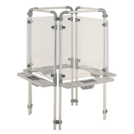 Creatistics Aluminium Easel Triple - Clear - Modern Teaching Aids NZ
