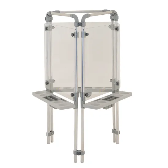 Creatistics Aluminium Easel Triple - Clear - Modern Teaching Aids NZ