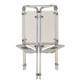 Creatistics Aluminium Easel Triple - Clear - Modern Teaching Aids NZ