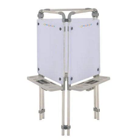 Creatistics Aluminium Easel Triple - White - Modern Teaching Aids NZ