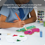 Creatistics Round Bristle Paint Brushes Short- Pack of 12 - Modern Teaching Aids NZ