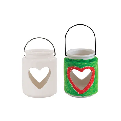 Porcelain Heart Lantern - Pack of 6 - Modern Teaching Aids NZ