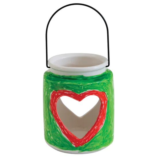 Porcelain Heart Lantern - Pack of 6 - Modern Teaching Aids NZ