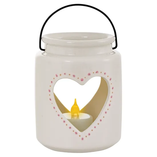 Porcelain Heart Lantern - Pack of 6 - Modern Teaching Aids NZ
