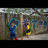 Creatistics Tree & Flowers Outdoor Chalkboards- Pack of 5 - Modern Teaching Aids NZ