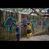 Creatistics Tree & Flowers Outdoor Chalkboards- Pack of 5 - Modern Teaching Aids NZ