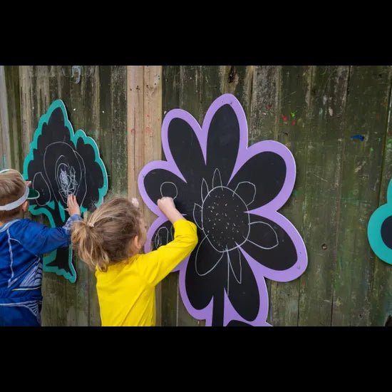 Creatistics Tree & Flowers Outdoor Chalkboards- Pack of 5 - Modern Teaching Aids NZ
