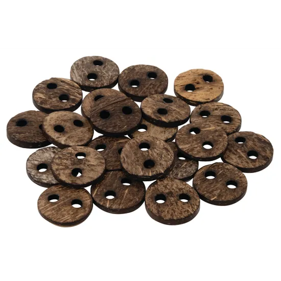 Natural Coconut Buttons - Pack of 100 - Modern Teaching Aids NZ