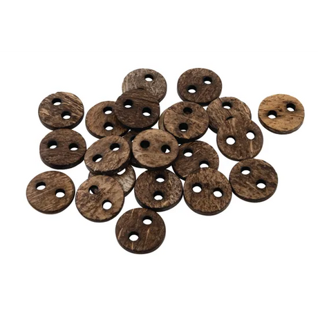 Natural Coconut Buttons - Pack of 100 - Modern Teaching Aids NZ