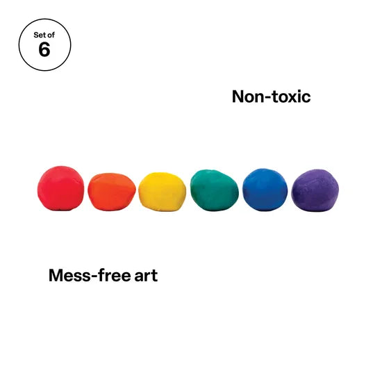 Creatistics Dough Set of 6 x 900g Tubs - Modern Teaching Aids NZ