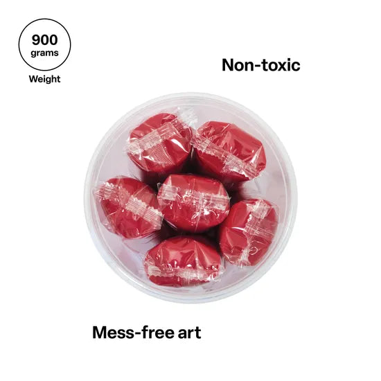 Creatistics Dough - Red 900g Tub - Modern Teaching Aids NZ