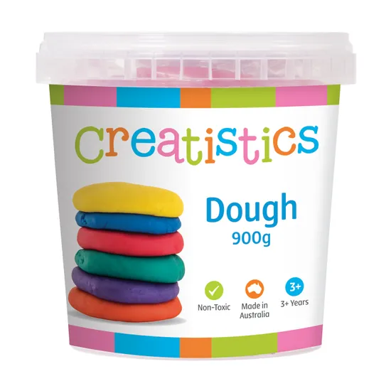 Creatistics Dough - Orange 900g Tub - Modern Teaching Aids NZ