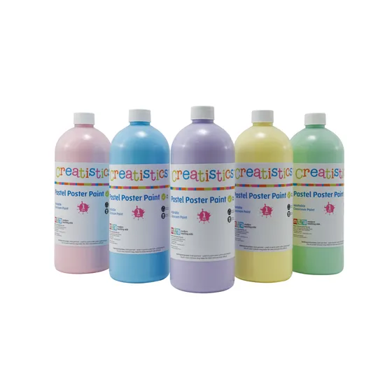 Creatistics Pastel Paint - Set of 5 - Modern Teaching Aids NZ