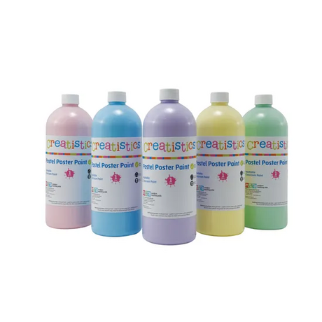 Creatistics Pastel Paint - Set of 5 - Modern Teaching Aids NZ