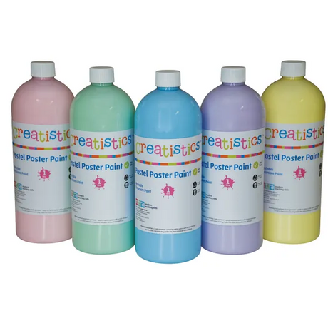 Creatistics Pastel Paint - Set of 5 - Modern Teaching Aids NZ