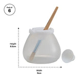 Creatistics Round Non Spill Paint Pots - Pack of 6 - Modern Teaching Aids NZ