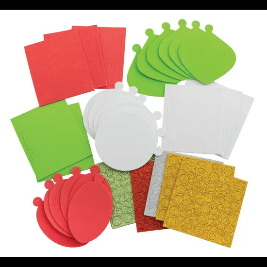 Christmas Foam Ornaments - Pack of 24 - Modern Teaching Aids NZ