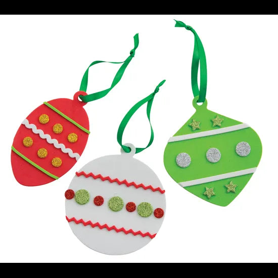 Christmas Foam Ornaments - Pack of 24 - Modern Teaching Aids NZ