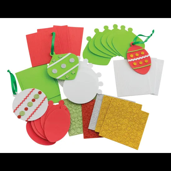 Christmas Foam Ornaments - Pack of 24 - Modern Teaching Aids NZ
