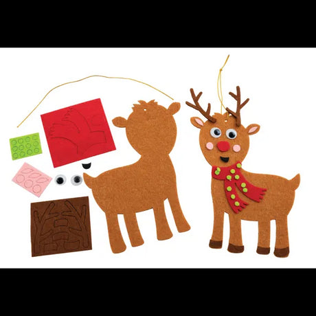 Felt Reindeers - Pack of 10 - Modern Teaching Aids NZ