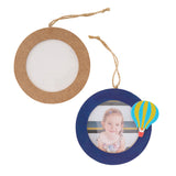 Round Wooden Frames - Pack of 10