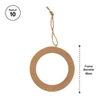 Round Wooden Frames - Pack of 10 - Modern Teaching Aids NZ