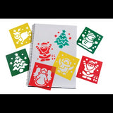 Christmas Stencils - Pack of 6 - Modern Teaching Aids NZ