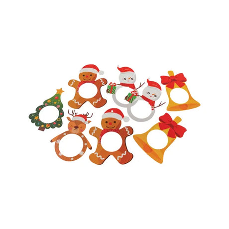 Christmas Character Photo Frames - Pack of 10 - Modern Teaching Aids NZ