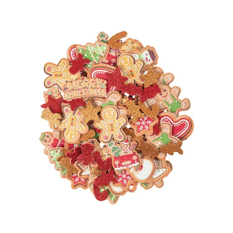 Gingerbread Christmas Stickers - Pack of 100 - Modern Teaching Aids NZ