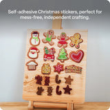 Gingerbread Christmas Stickers - Pack of 100 - Modern Teaching Aids NZ