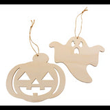 Wooden Halloween Decorations - Pack of 10 - Modern Teaching Aids NZ