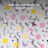 Glitter Daisy Stickers - Pack of 200 - Modern Teaching Aids NZ