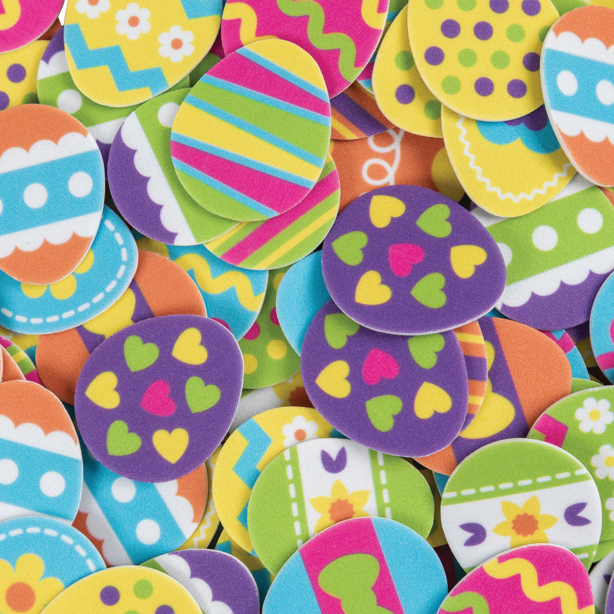 Foam Easter Egg Stickers - Pack of 160 - Modern Teaching Aids NZ