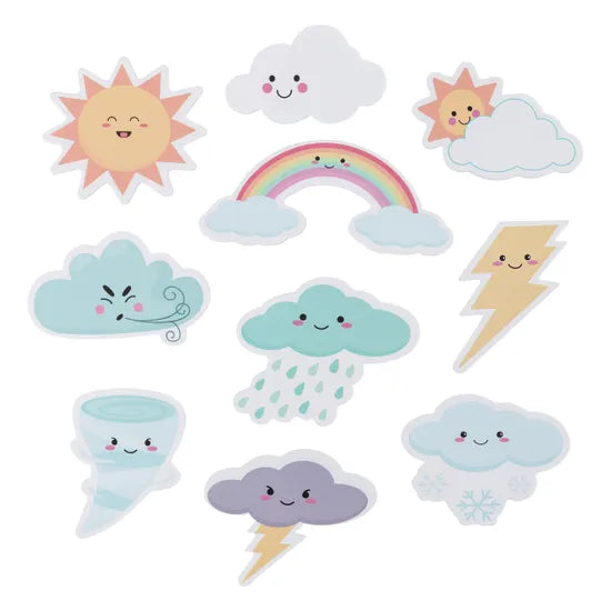 Foam Weather Stickers - Pack of 300 - Modern Teaching Aids NZ