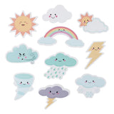 Foam Weather Stickers - Pack of 300 - Modern Teaching Aids NZ